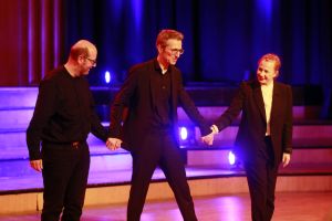 Klaus Lang, Wolfgang Kogert, Birgit Minichmayr at ORF RadioKulturhaus Vienna